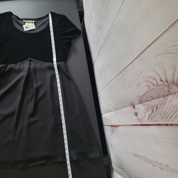 Maurices Little Black Dress Baby Doll Midi Dress, Women’s Sz 10, Velvet, Flowy - Picture 8 of 8